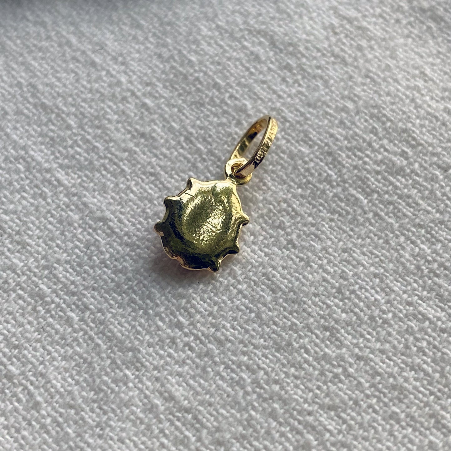 Ladybug Pendant - 14K Gold