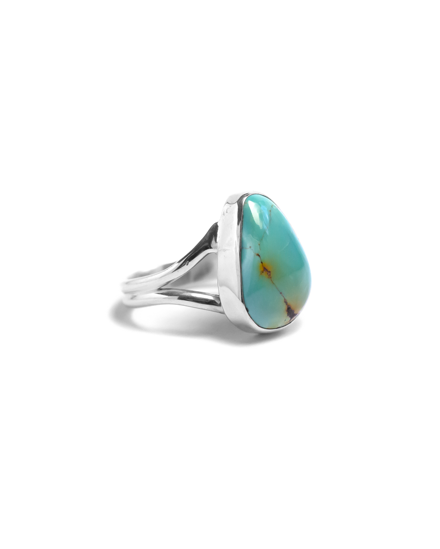 Beautiful Turquoise Ring Side Profile