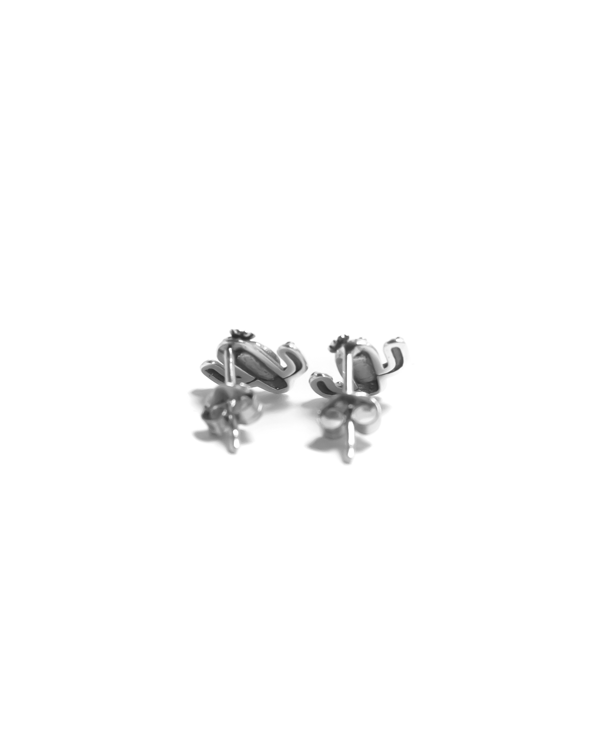 cactus stud earrings