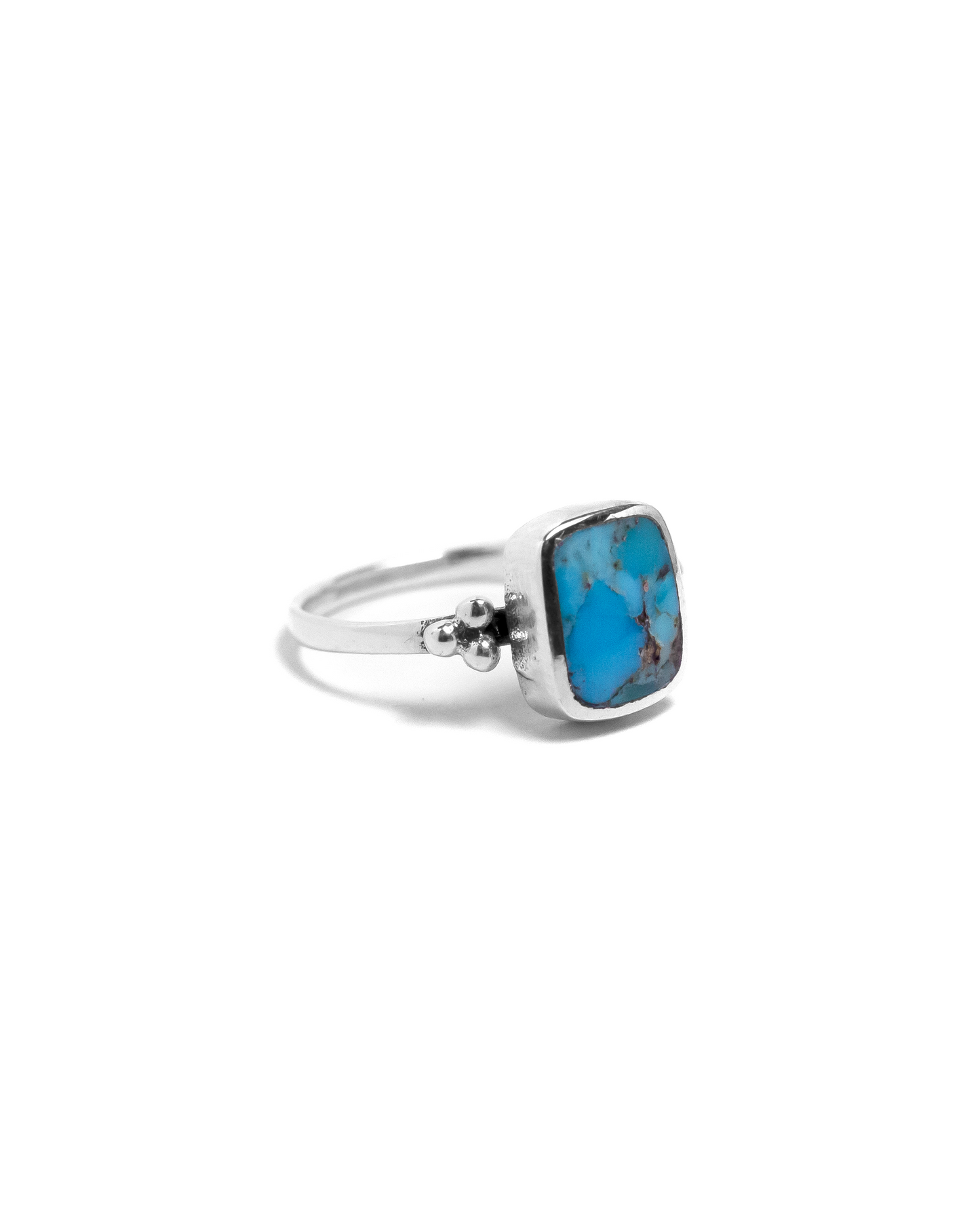 Fine Turquoise Ring Square