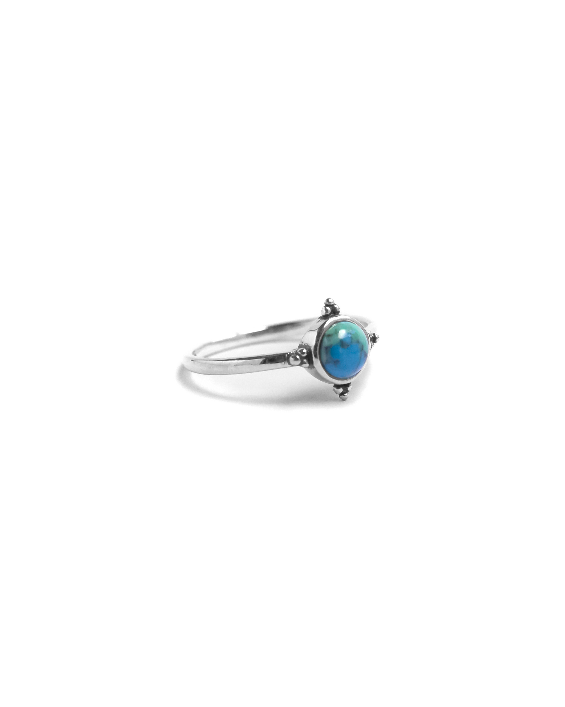 Fine Turquoise Ring in Silver