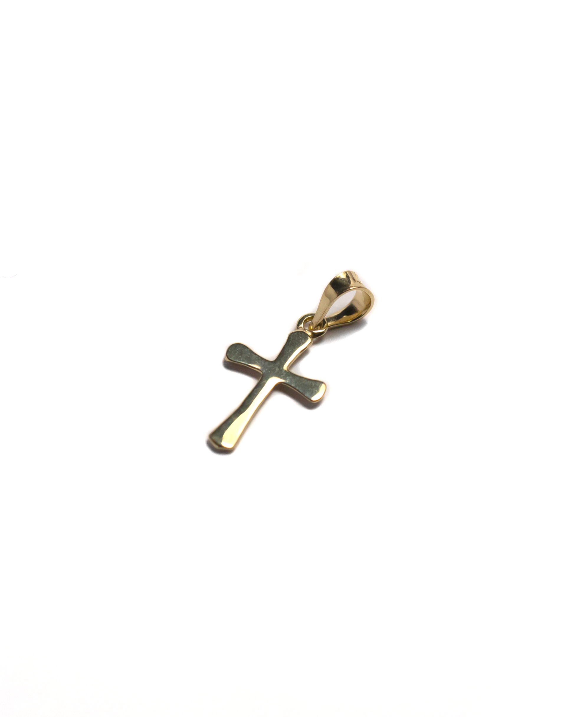 14K Dainty Gold Jesus Cross