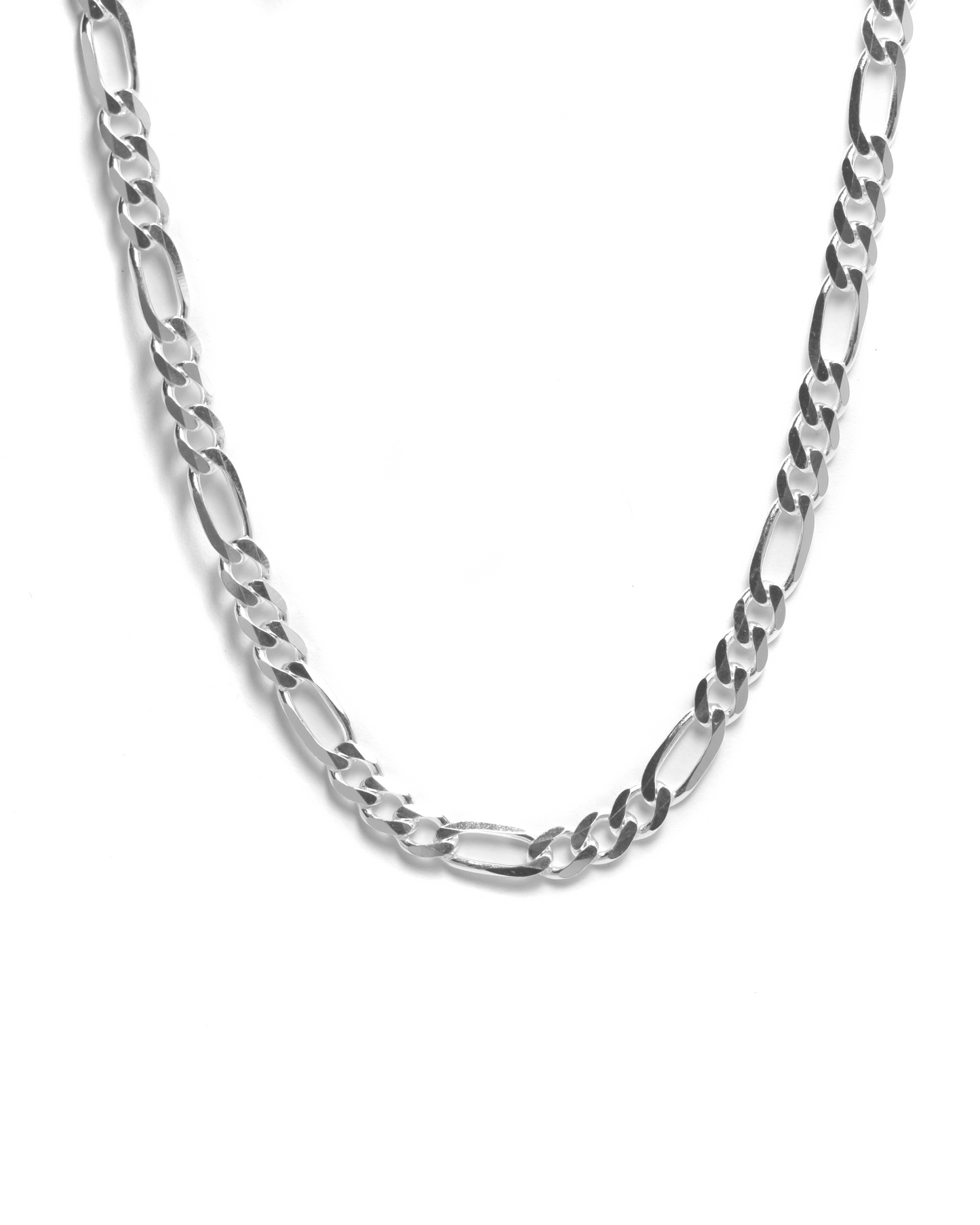 4MM Figaro Chain - 925 Silver