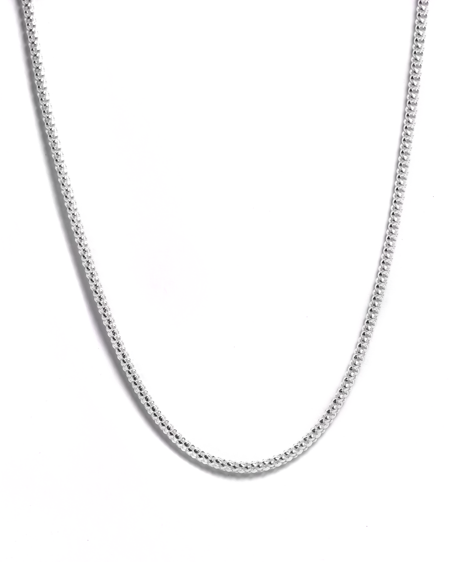 1.8 MM Popcorn Chain - 925 Silver