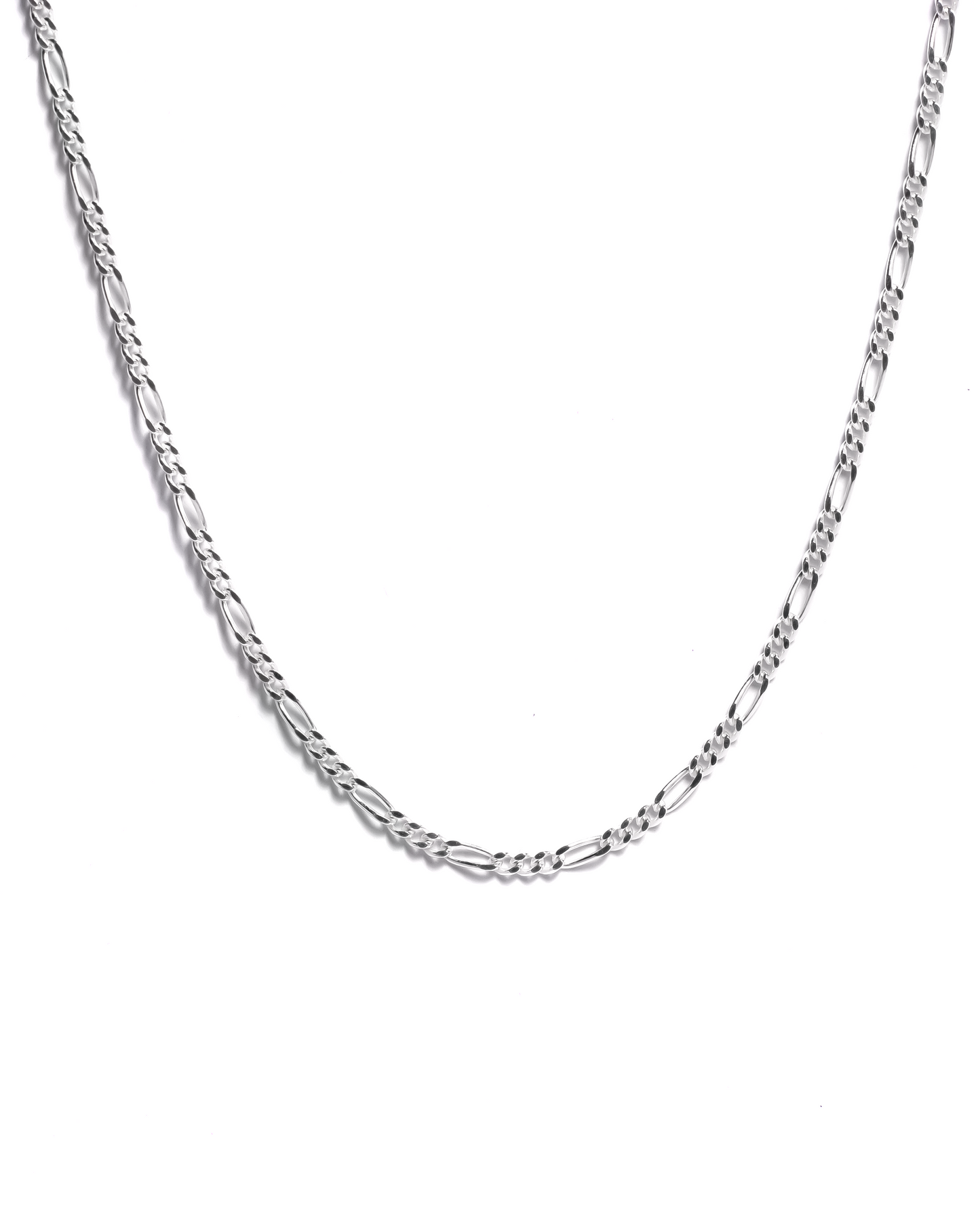 1.7 MM Figaro Chain - 925 Silver