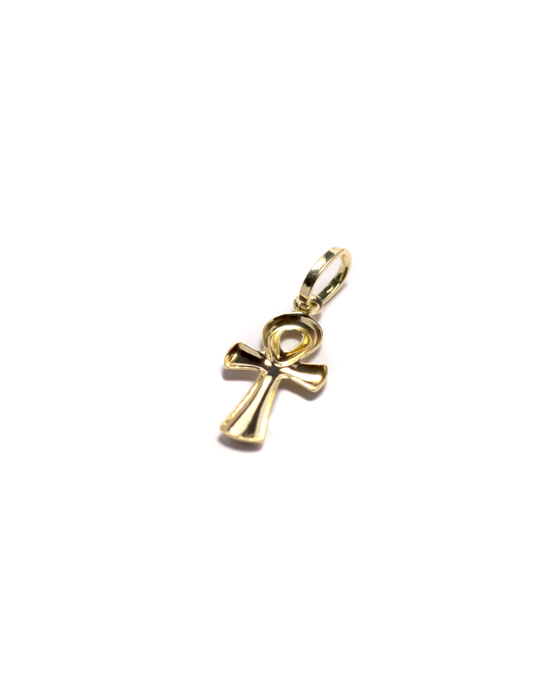 solid gold ankh cross