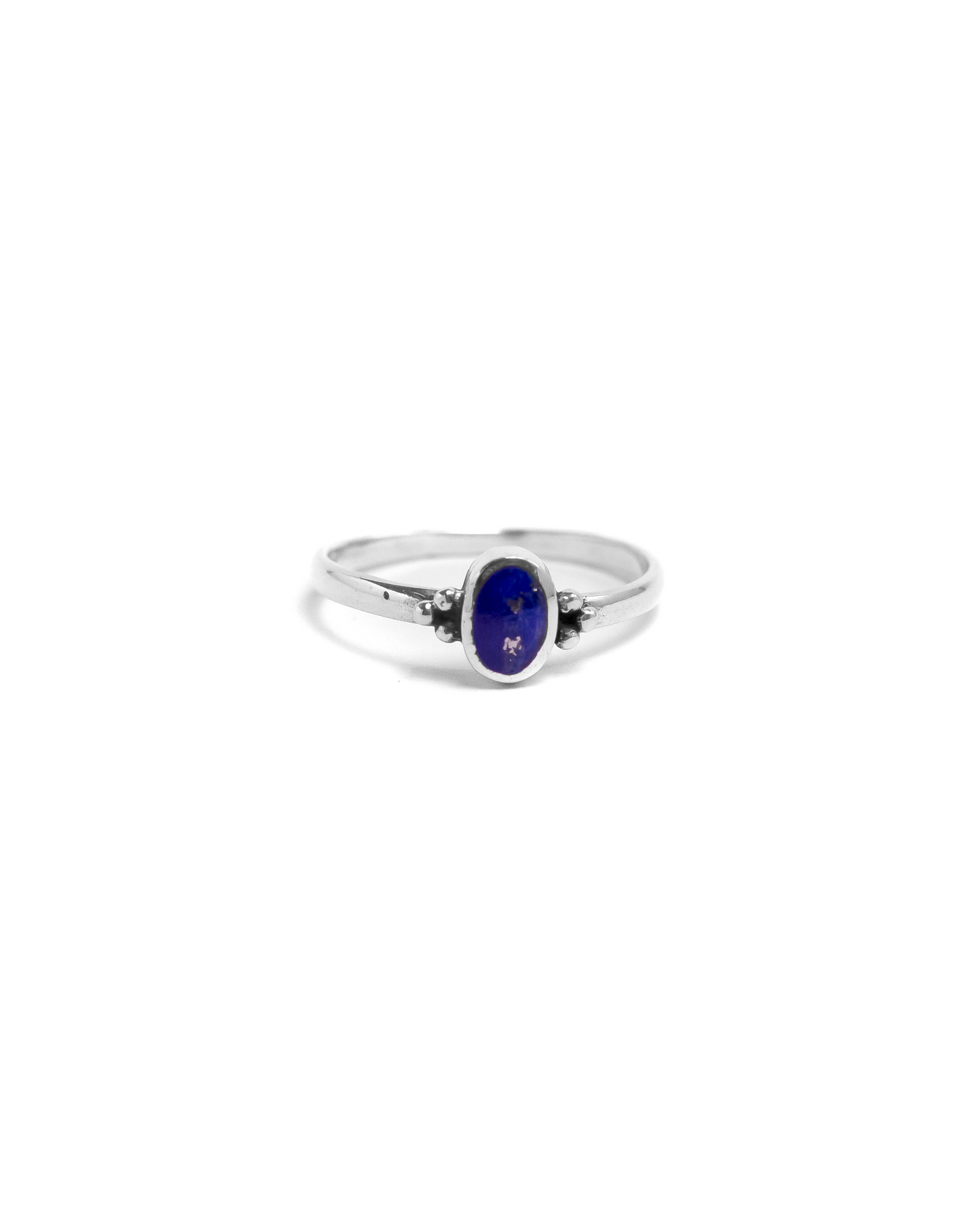 Lapis Lazuli tiny Silver Ring