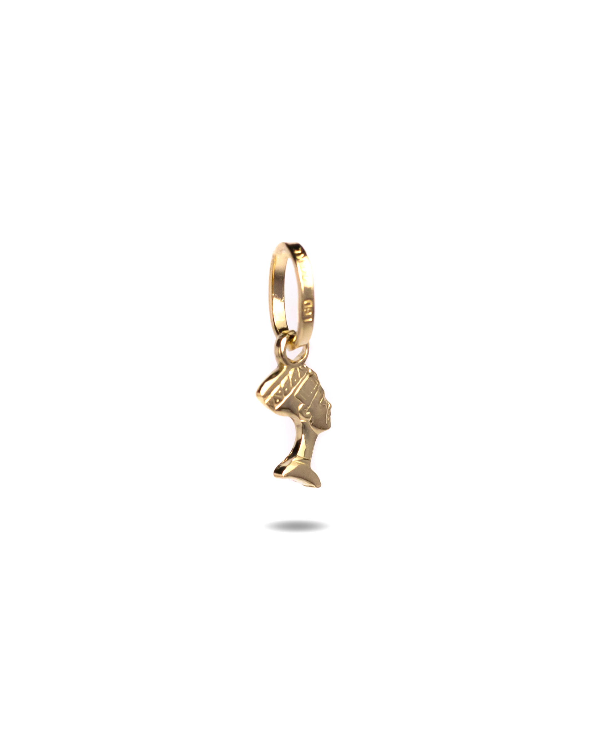 14K Solid Gold Queen Nefertiti Necklace