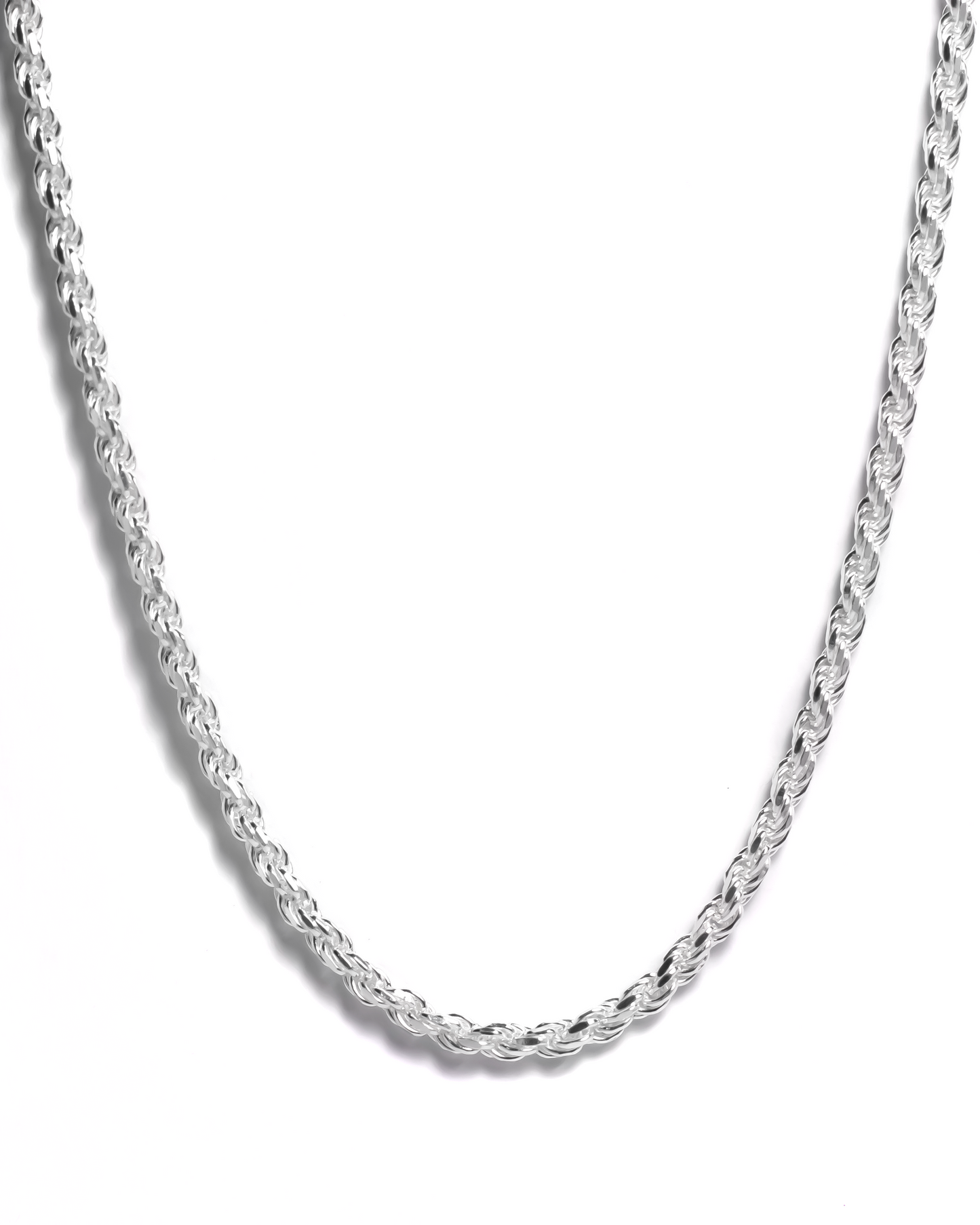 Rope Chain In Sterling Silver