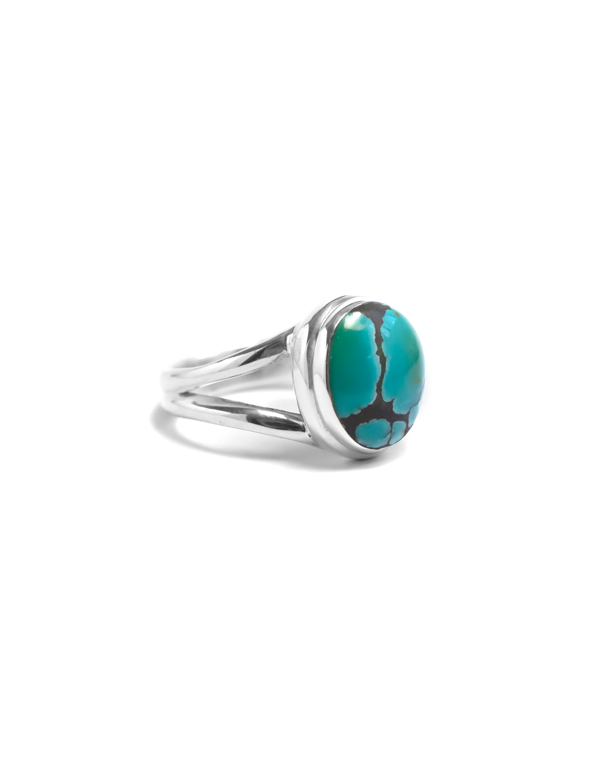 Natural Round Turquoise Ring