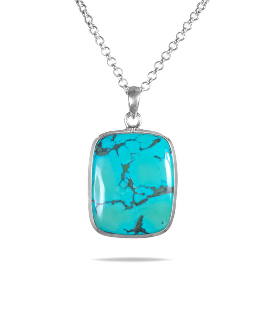 Silver Turquoise Necklace