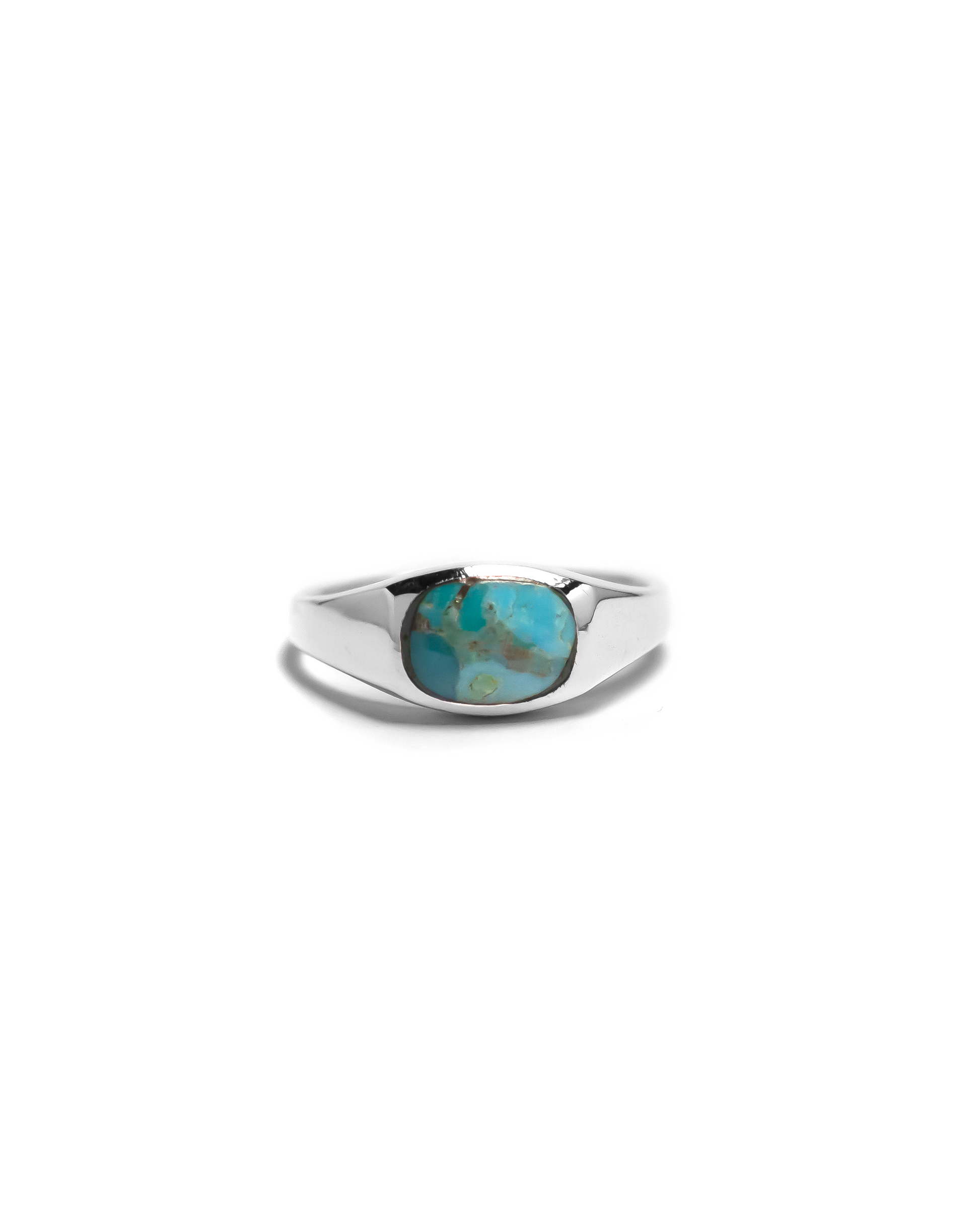 silver turquoise signet